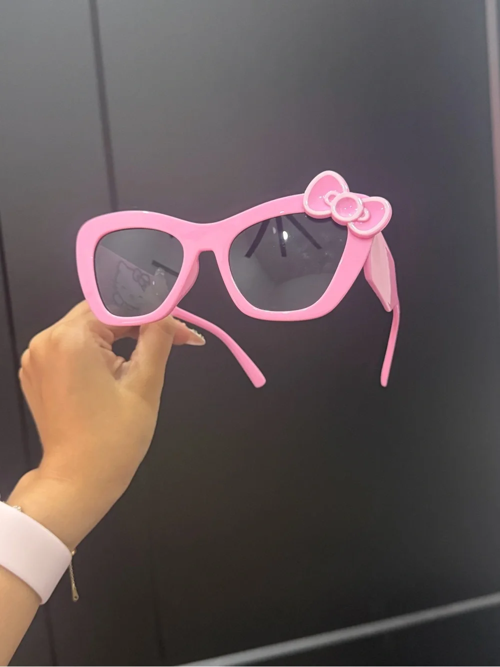 Hello Kitty Style Pink Sunglasses with Bow